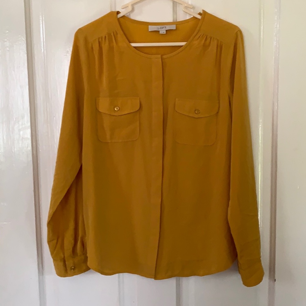 Mustard blouse